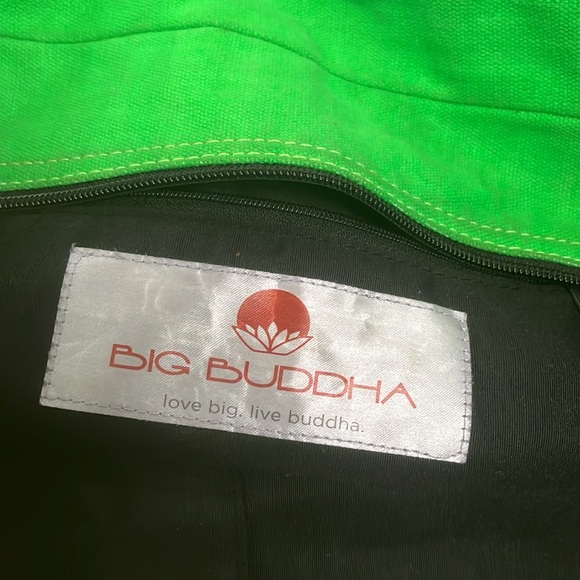 Big Buddha Multicolor Patterned beaded Tote zipper Bag preowned - Picture 8 of 14